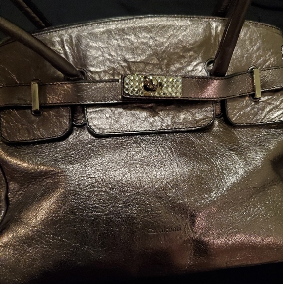 Cavalcanti Metallic Shoulder Bag - Picture 3 of 7